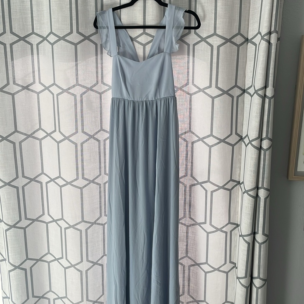 Show Me Your Mumu Powder Blue Bridesmaid Dress